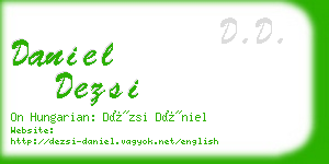 daniel dezsi business card